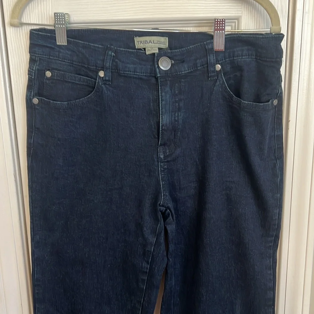 EUC Tribal Dark Wash Jeans - Picture 2 of 5